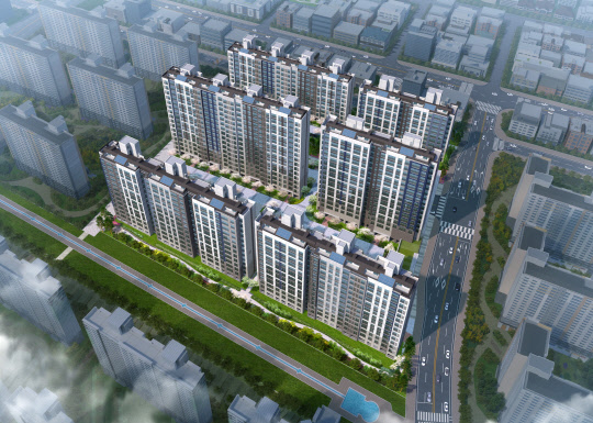 대구 안심2차 시티프라디움 조감도. <시티건설 제공>